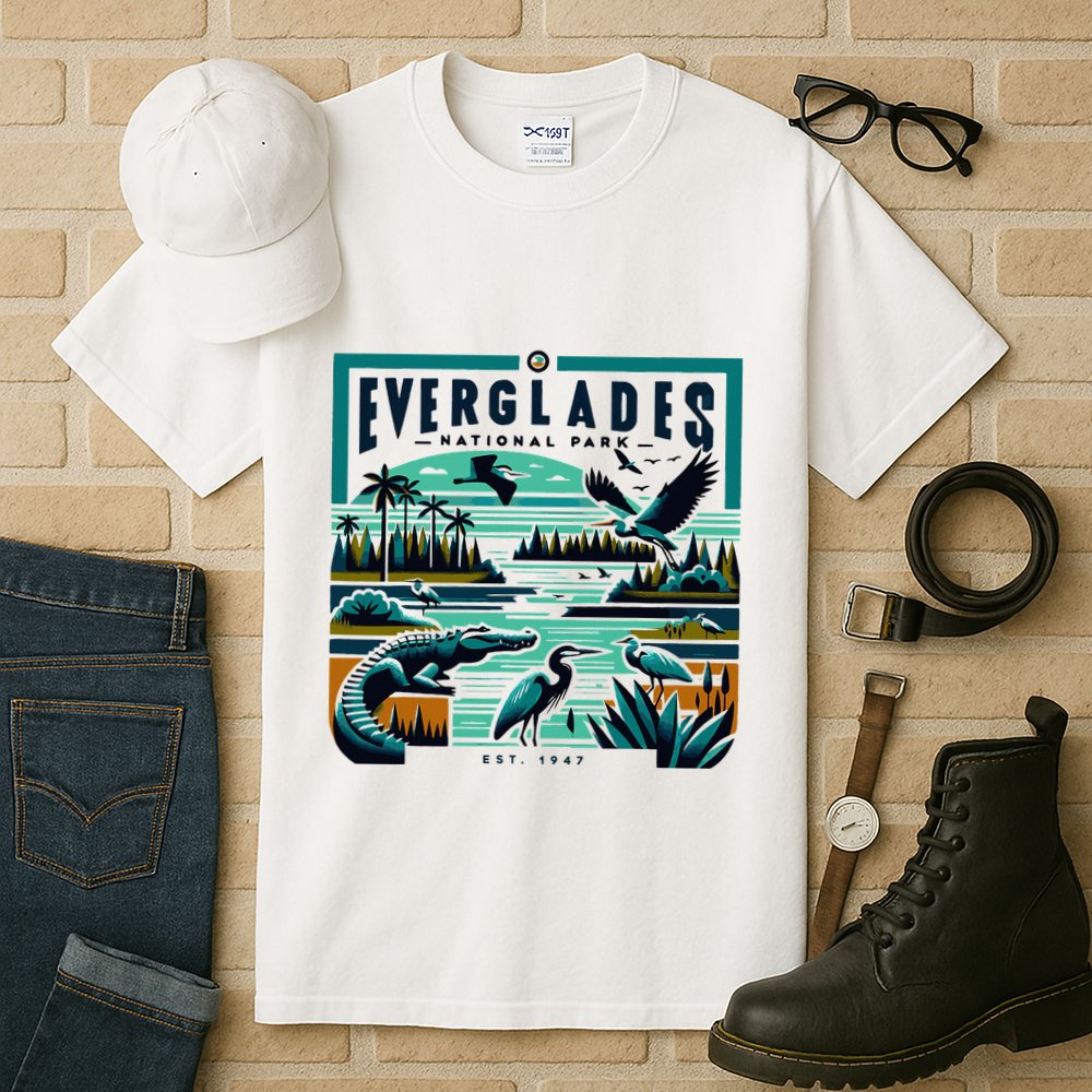 Everglades National Park Florida Modern Tall T-Shirt