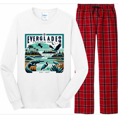 Everglades National Park Florida Modern Long Sleeve Pajama Set