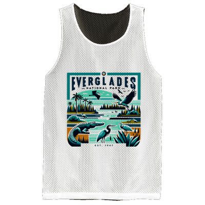 Everglades National Park Florida Modern Mesh Reversible Basketball Jersey Tank
