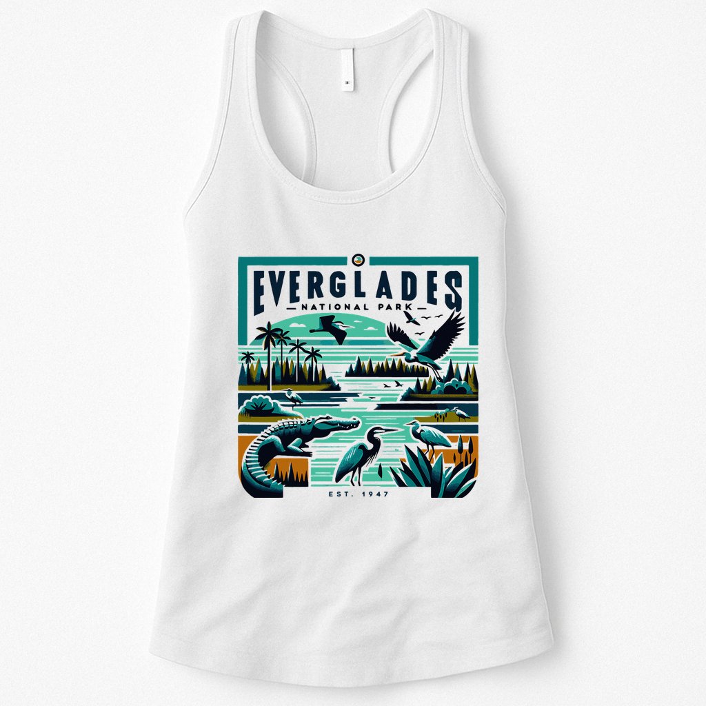 Everglades National Park Florida Modern Womens Tank Top