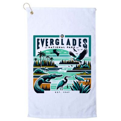 Everglades National Park Florida Modern Golf Towel