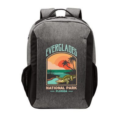 Everglades National Park Us Crocodile Florida Alligators Gift Vector Backpack