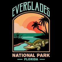 Everglades National Park Us Crocodile Florida Alligators Gift Bucket Hat
