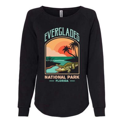 Everglades National Park Us Crocodile Florida Alligators Gift Womens California Wash Sweatshirt