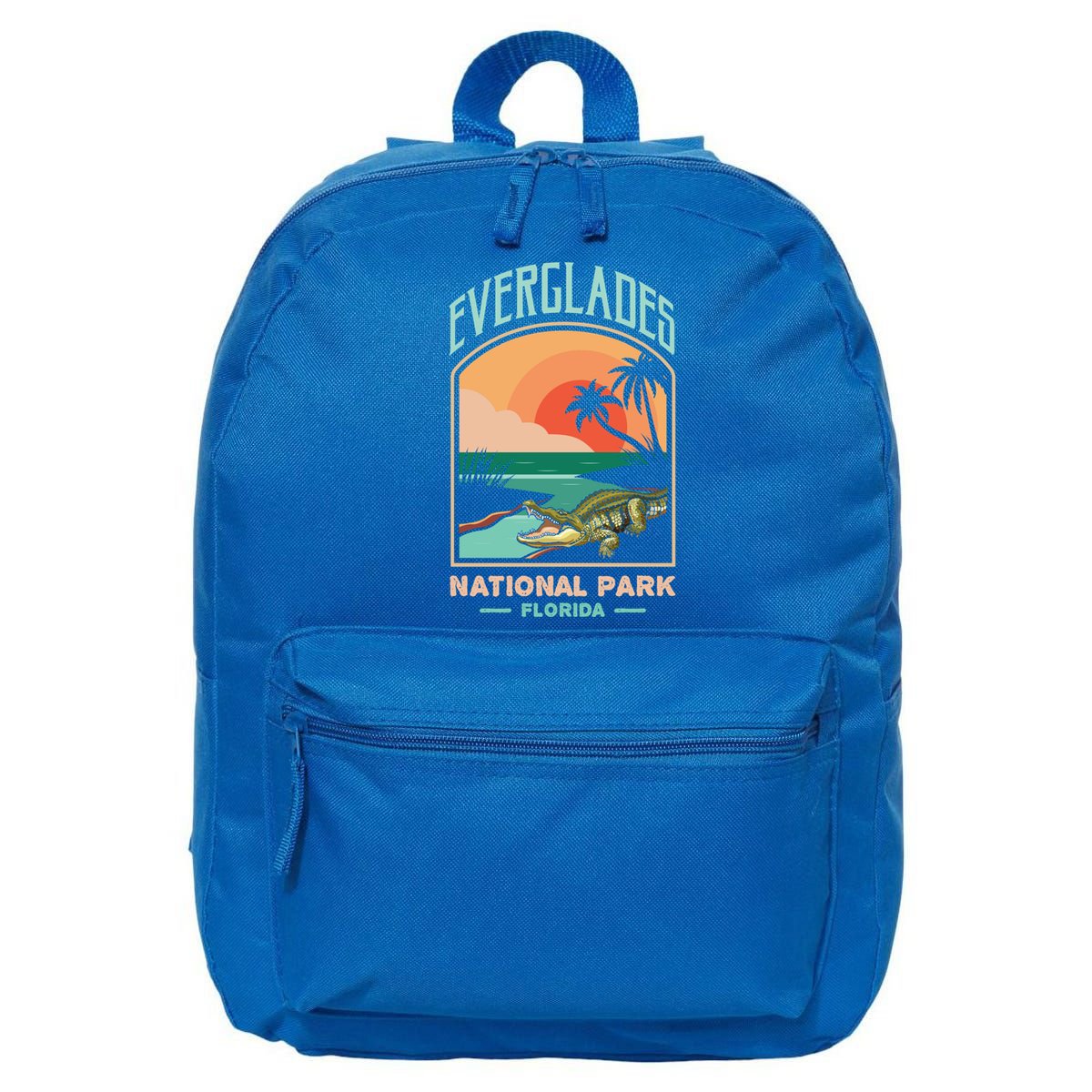 Everglades National Park Us Crocodile Florida Alligators Gift 16 in Basic Backpack