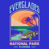 Everglades National Park Us Crocodile Florida Alligators Gift 16 in Basic Backpack