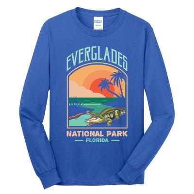 Everglades National Park Us Crocodile Florida Alligators Gift Tall Long Sleeve T-Shirt