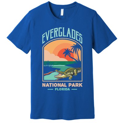Everglades National Park Us Crocodile Florida Alligators Gift Premium T-Shirt
