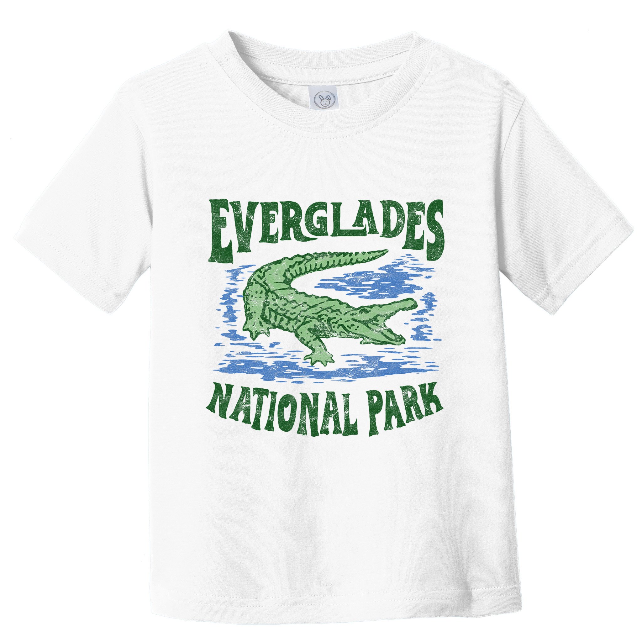 Everglades National Park Florida Retro Alligator Toddler T-Shirt