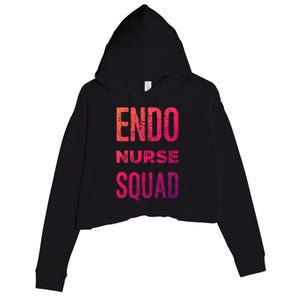 Endoscopy Nurse Registered Gi Nurses Rn Endo Nurse Squad Gift Crop Fleece Hoodie