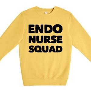 Endoscopy Nurse Registered Gi Nurses Rn Endo Nurse Squad Gift Premium Crewneck Sweatshirt