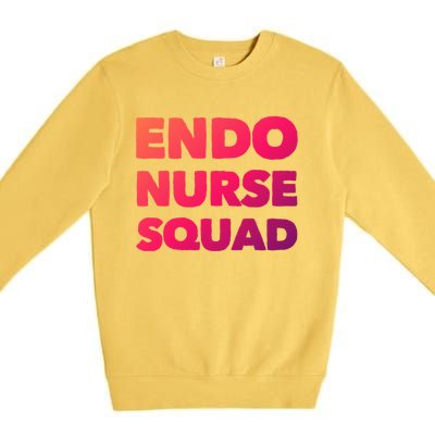 Endoscopy Nurse Registered Gi Nurses Rn Endo Nurse Squad Gift Premium Crewneck Sweatshirt