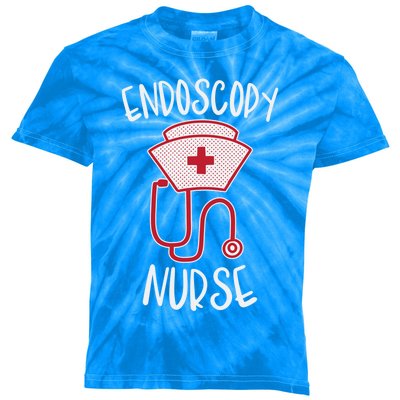 Endoscopy Nurse Rn Gastroenterology Gift Kids Tie-Dye T-Shirt