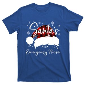 Emergency Nurse SantaS Favorite Nurse Er Nurse Elf Emt Er Cool Gift T-Shirt