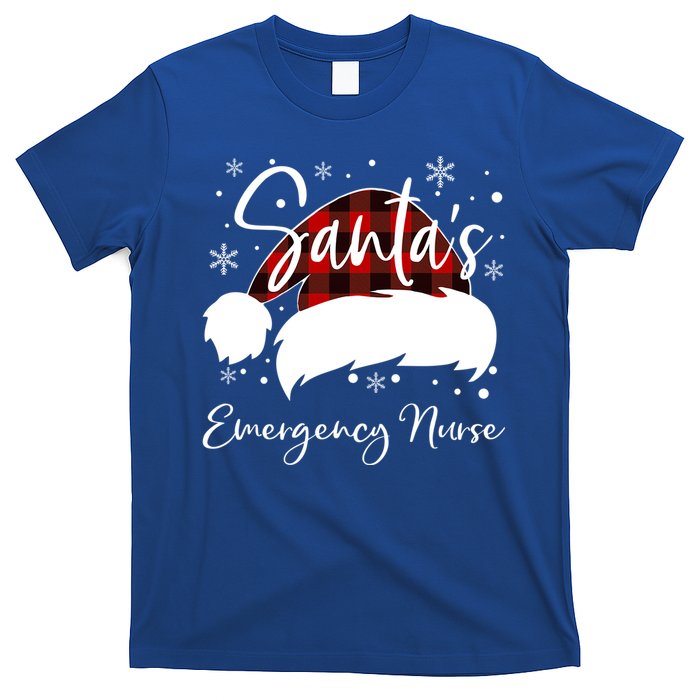 Emergency Nurse SantaS Favorite Nurse Er Nurse Elf Emt Er Cool Gift T-Shirt