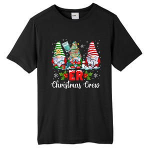 Er Nurse Squad Gnomies Nurse Christmas Gnomes Crew Xmas Tall Fusion ChromaSoft Performance T-Shirt