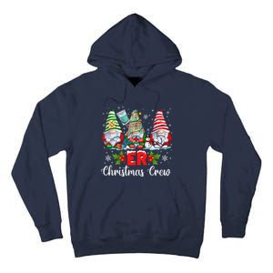 Er Nurse Squad Gnomies Nurse Christmas Gnomes Crew Xmas Tall Hoodie