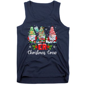 Er Nurse Squad Gnomies Nurse Christmas Gnomes Crew Xmas Tank Top