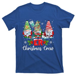 Er Nurse Squad Gnomies Nurse Christmas Gnomes Crew Xmas T-Shirt