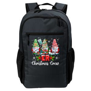 Er Nurse Squad Gnomies Nurse Christmas Gnomes Crew Xmas Daily Commute Backpack