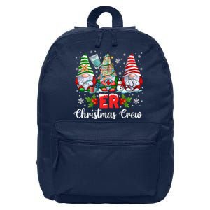 Er Nurse Squad Gnomies Nurse Christmas Gnomes Crew Xmas 16 in Basic Backpack