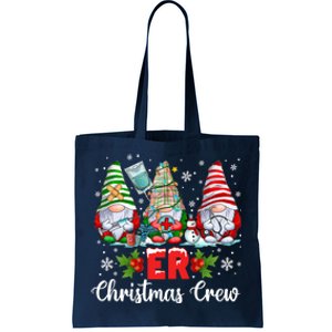 Er Nurse Squad Gnomies Nurse Christmas Gnomes Crew Xmas Tote Bag