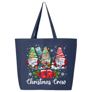 Er Nurse Squad Gnomies Nurse Christmas Gnomes Crew Xmas 25L Jumbo Tote