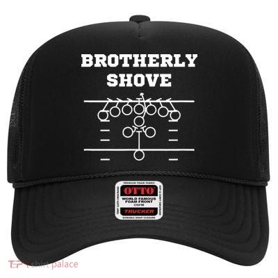 Eagles Nick Sirianni Brotherly Shove High Crown Mesh Back Trucker Hat