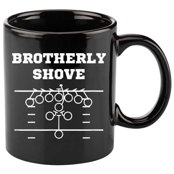 Eagles Nick Sirianni Brotherly Shove 11oz C Handle Ceramic Mug