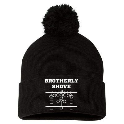 Eagles Nick Sirianni Brotherly Shove Pom Pom 12in Knit Beanie
