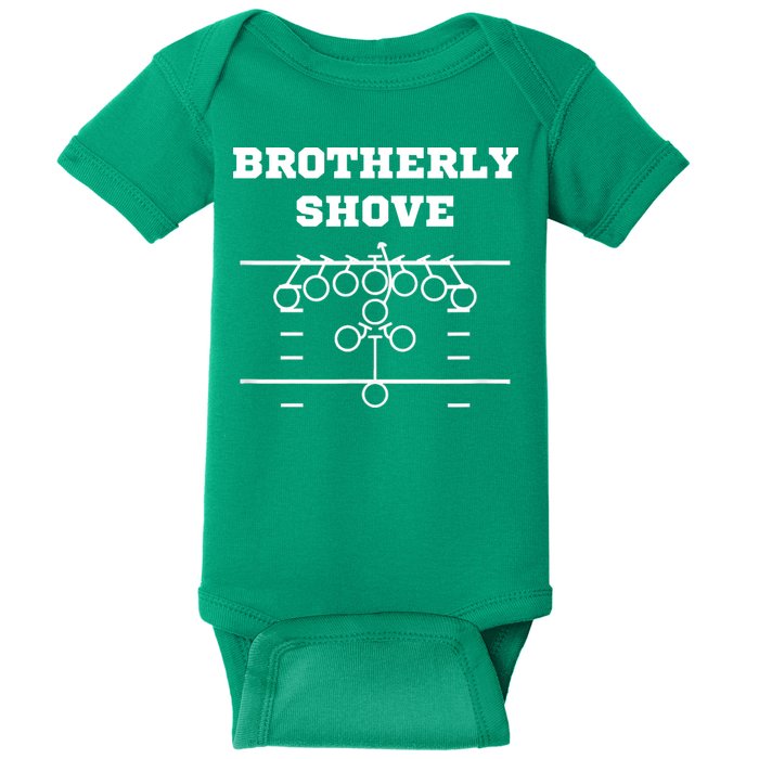 Eagles Nick Sirianni Brotherly Shove Baby Bodysuit