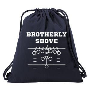 Eagles Nick Sirianni Brotherly Shove Drawstring Bag