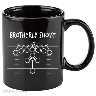 Eagles Nick Sirianni Brotherly Shove 11oz C Handle Ceramic Mug
