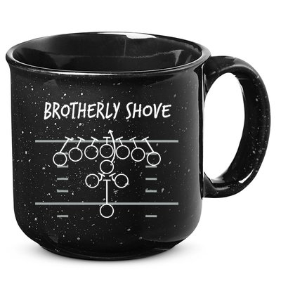 Eagles Nick Sirianni Brotherly Shove 15oz Campfire Ceramic Mug