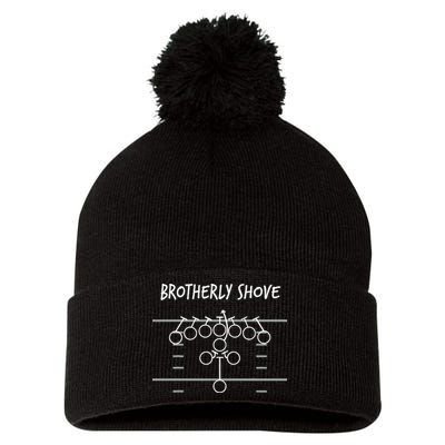 Eagles Nick Sirianni Brotherly Shove Pom Pom 12in Knit Beanie