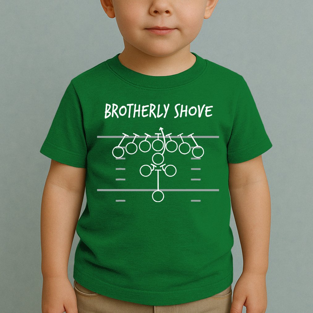 Eagles Nick Sirianni Brotherly Shove Toddler T-Shirt