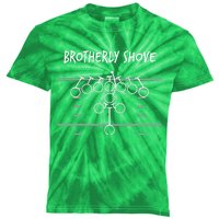 Eagles Nick Sirianni Brotherly Shove Kids Tie-Dye T-Shirt