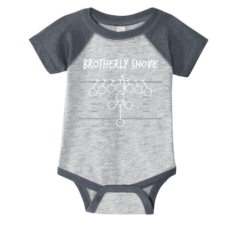 Eagles Nick Sirianni Brotherly Shove Infant Baby Jersey Bodysuit