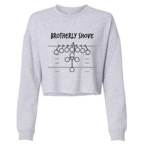 Eagles Nick Sirianni Brotherly Shove Cropped Pullover Crew