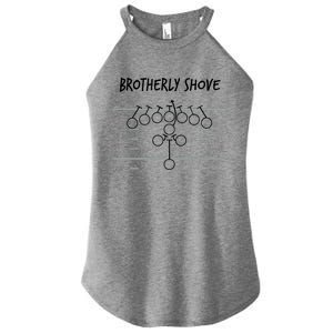 Eagles Nick Sirianni Brotherly Shove Women's Perfect Tri Rocker Tank