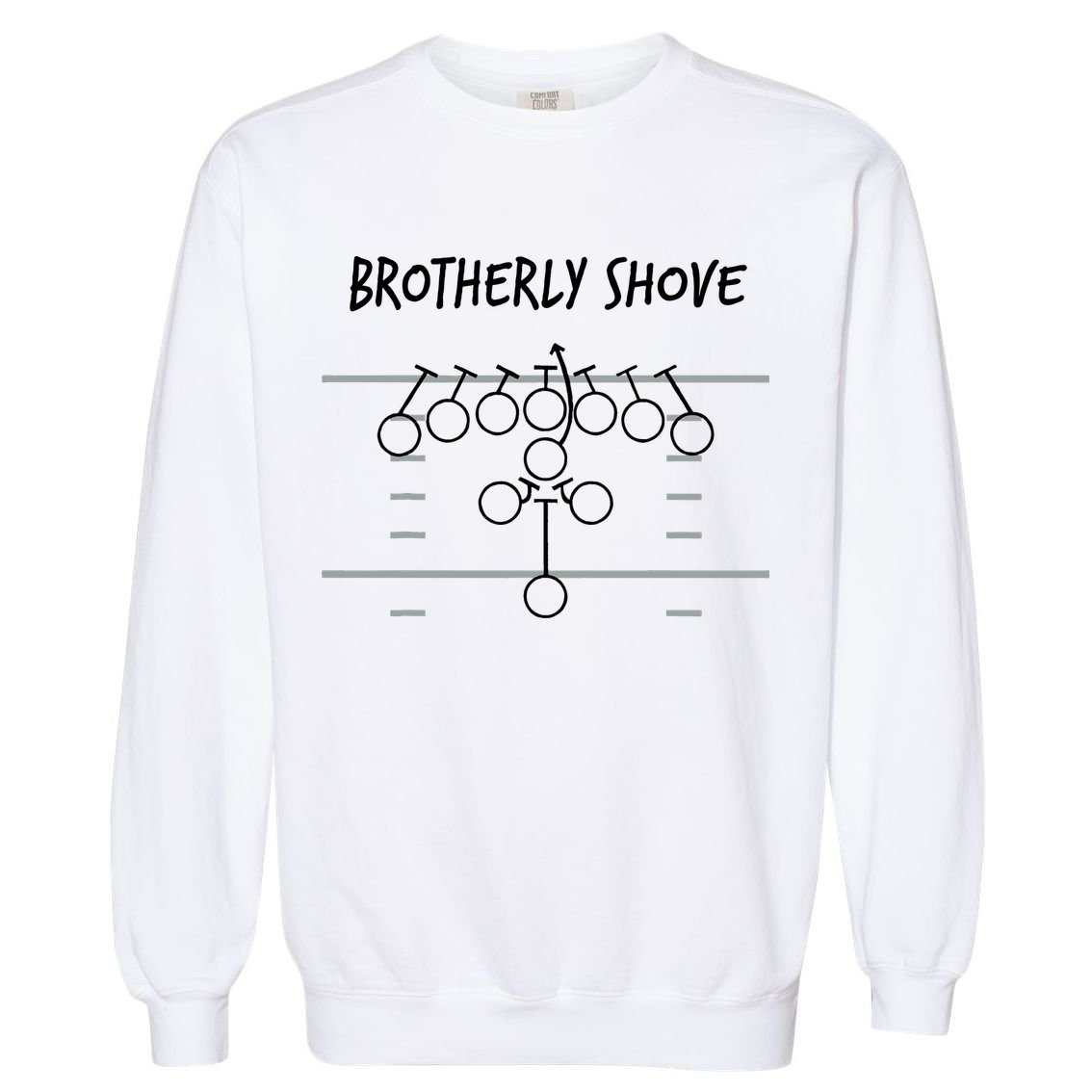 Eagles Nick Sirianni Brotherly Shove Garment-Dyed Sweatshirt