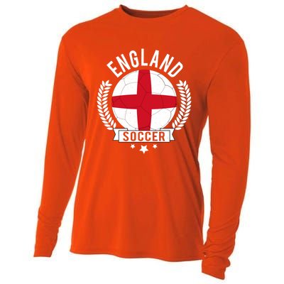 England National Soccer Team Football Fan Gift Cooling Performance Long Sleeve Crew