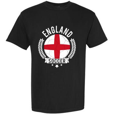 England National Soccer Team Football Fan Gift Garment-Dyed Heavyweight T-Shirt