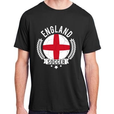 England National Soccer Team Football Fan Gift Adult ChromaSoft Performance T-Shirt