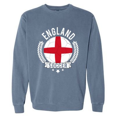 England National Soccer Team Football Fan Gift Garment-Dyed Sweatshirt