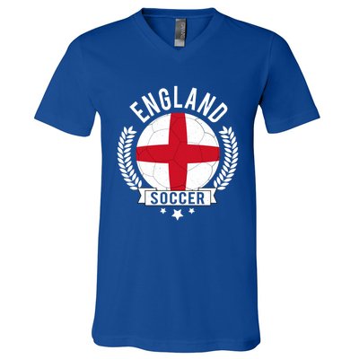 England National Soccer Team Football Fan Gift V-Neck T-Shirt