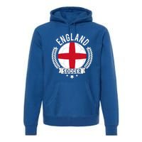 England National Soccer Team Football Fan Gift Premium Hoodie