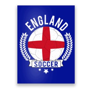 England National Soccer Team Football Fan Gift Poster