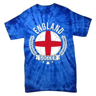 England National Soccer Team Football Fan Gift Tie-Dye T-Shirt