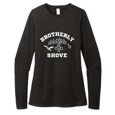 Eagles Nick Sirianni Brotherly Shove Womens CVC Long Sleeve Shirt